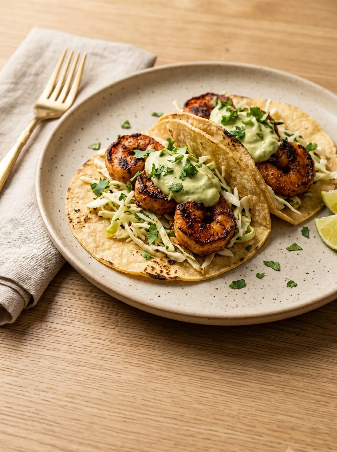 Blackened Shrimp Tacos