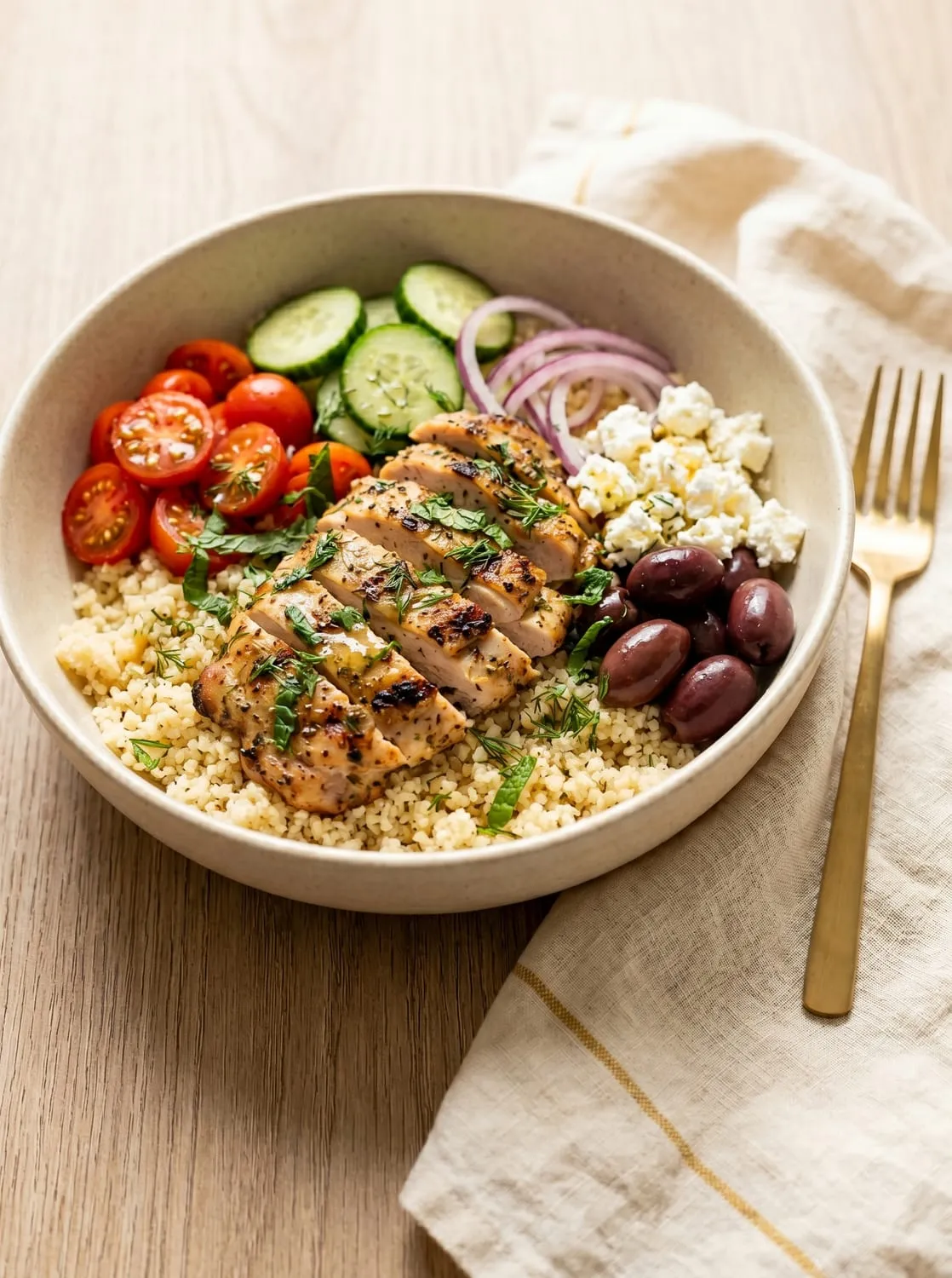 Greek Chicken Grain Bowl