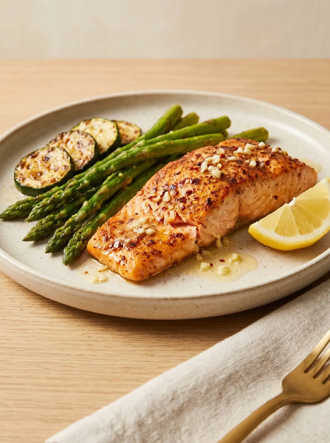 Salmon + Asparagus + Zucchini