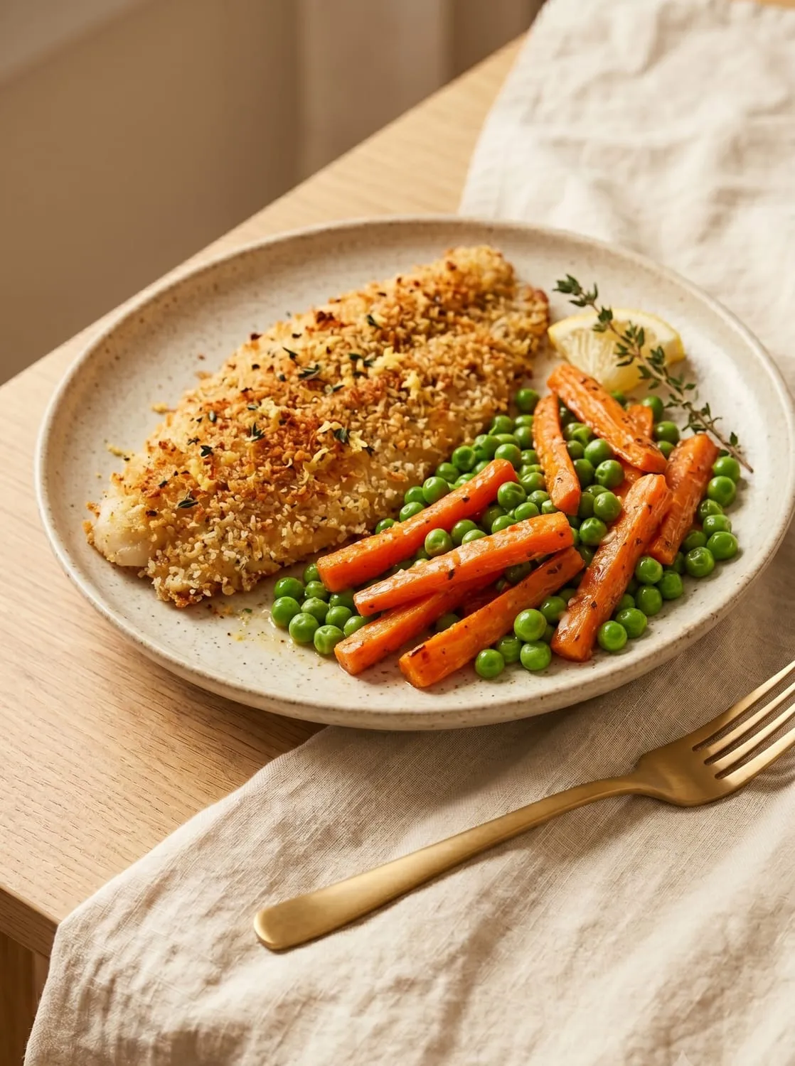 Tilapia + Peas + Carrots